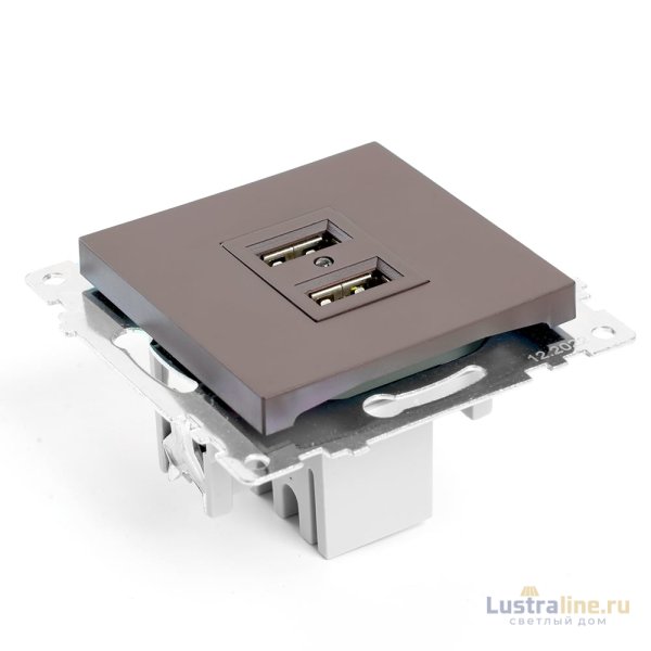 Розетка USB 2-местная Stekker Катрин GLS10-7115-04 49027