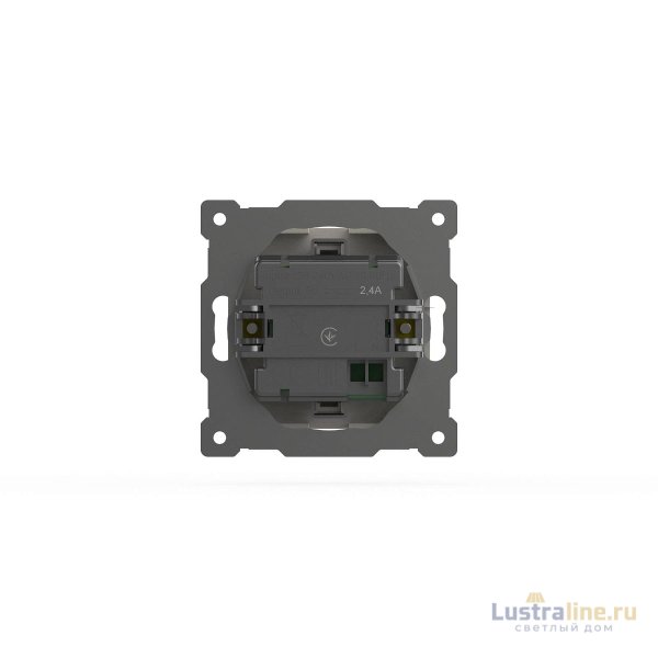 Розетка USB 5V 2,1A 2-я ELBI Zena Vega 609-010200-143