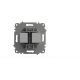 Розетка компьютерная двухместная ( Cat 6) ELBI Zena Vega 609-015600-248
