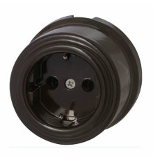 Розетка с заземляющим контактом Bironi Лизетта B1-101-02
