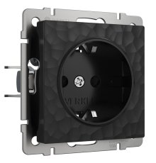 Розетка Werkel Hammer черный 4690389162596