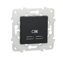 Розетка компьютерная USBx2 Schneider Electric Unica New NU541854