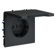 Розетка с защитными шторками и крышкой Voltum S70 VLS040307