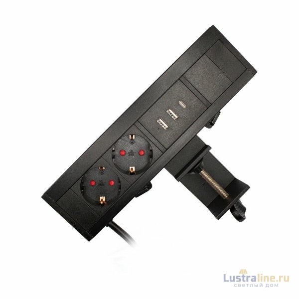 Блок розеток LE4 (2 секции 2 USB + 1 type-C беспроводная зарядка) Mebax 00-00002876