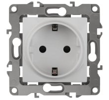 Розетка ЭРА 12 2P E Schuko со шторками 16A 250V 12-2102-01 Б0014687