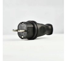 Вилка однофазная Lezard Каучук 106-0400-0105/105