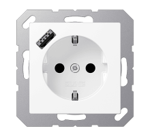 Розетка 2K+З Jung A1520-18AWWM Розетка 2K+З Jung A1520-18AWWM
