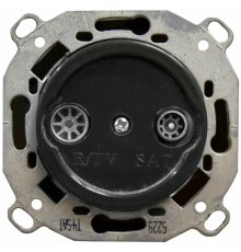 Розетка TV/R-SAT проходная Bironi Шедель B3-304-23