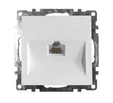 Розетка компьютерная 1-местная RJ-45 Stekker 39305