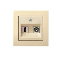 Розетка HDMI и TV Liregus Epsilon 28-0851
