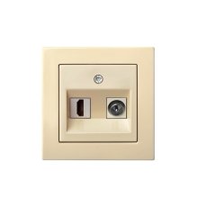 Розетка HDMI и TV Liregus Epsilon 28-0851