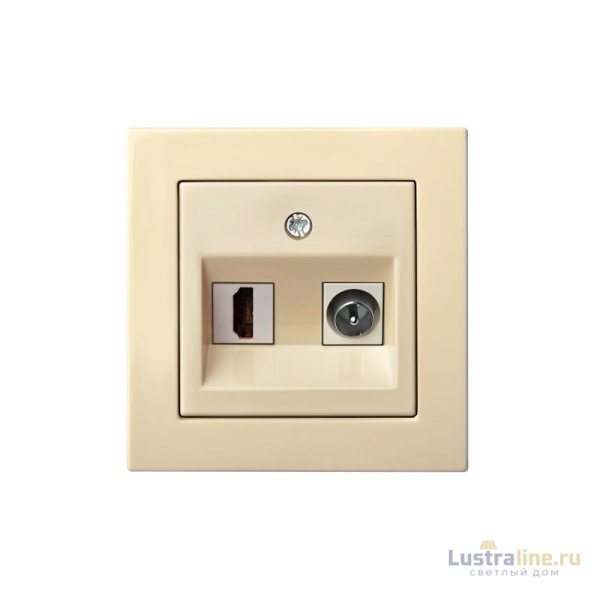 Розетка HDMI и TV Liregus Epsilon 28-0851