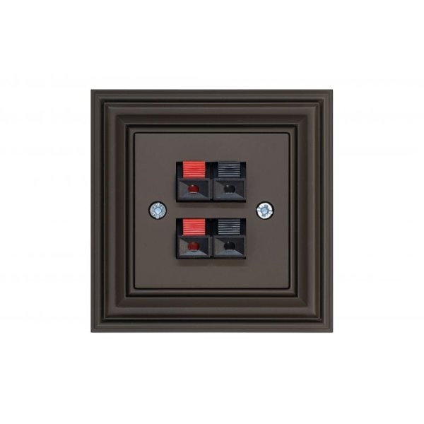 Розетка акустическая двойная Liregus Retro 29-041