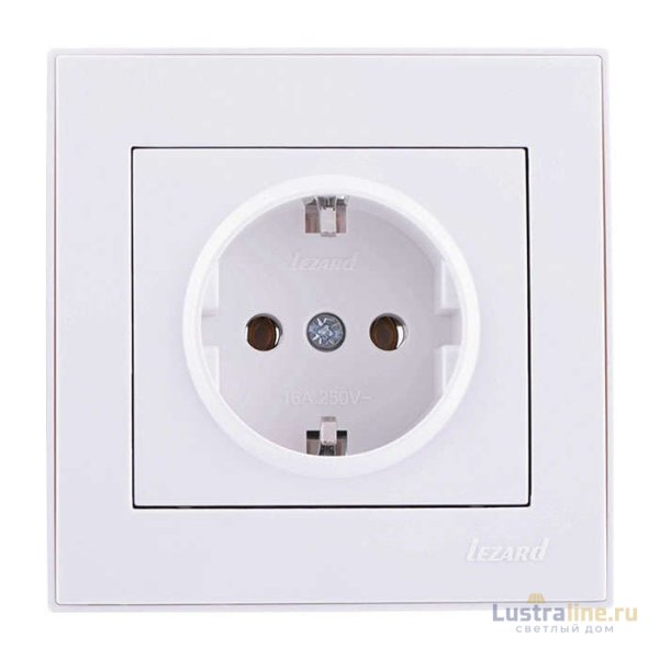 Розетка с/з Lezard Rain 703-0202-122