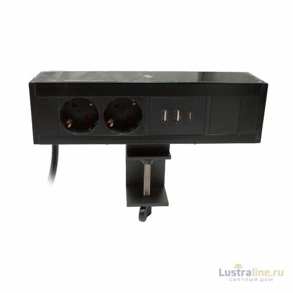 Блок розеток LE4 (2 секции 2 USB + 1 type-C беспроводная зарядка) Mebax 00-00002876