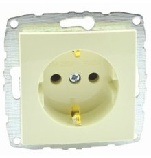 Розетка с заземлением Mono Electric Despina-Larissa 16А 250В крем 500-001721-117