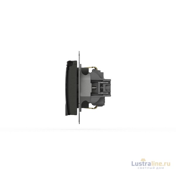 Розетка с крышкой и заземлением ELBI Zena Vega 609-011100-218