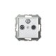 Розетка телевизионная (TV+R+SAT) Liregus Epsilon 28-028