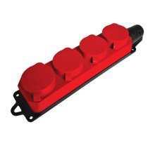 Розетка переносная 4-местная c/з Stekker Одри RST16-24-44-3 49400