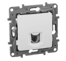 Розетка телефонная RJ11 Legrand Etika белая 672240
