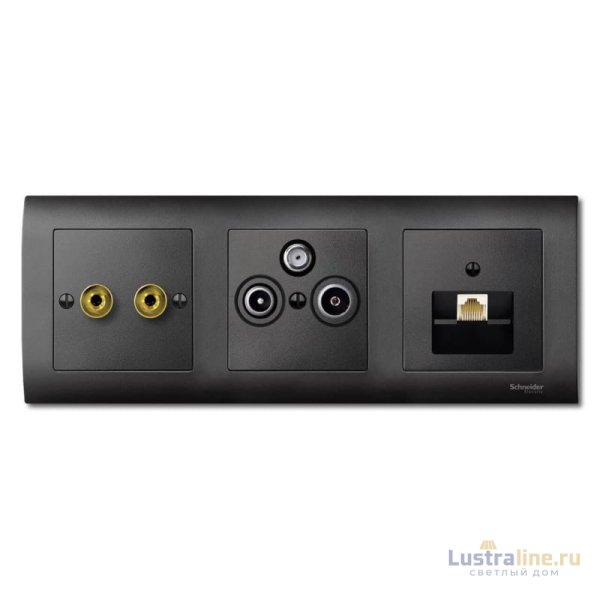 Центральная плата RJ45 Х1 Schneider Electric Merten System M MTN298314