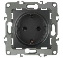 Розетка 2P+E Schuko со шторками Эра 12-2102-05 Б0014691