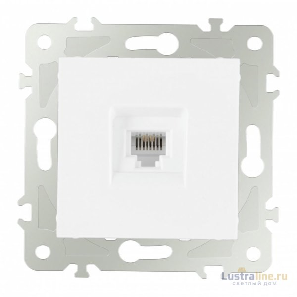 Розетка телефонная RJ11 Arte Milano 203.51-1.white