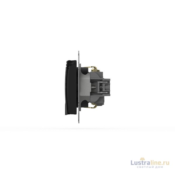 Розетка с крышкой и заземлением ELBI Zena Vega 609-014800-218