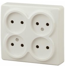 Розетка 4х2P Эра 11-2210-02 Б0020707