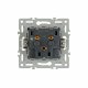 Механизм розетки влагозащищенный Arlight SCT-MCP-PL-GR (250V, 16A) 043747