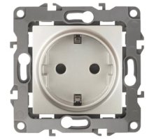 Розетка 2P+E Schuko Эра 12-2001-15 Б0019310