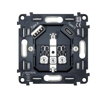 Механизм розетки с/з на винтовых зажимах Ambrella Volt Quant VM160