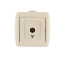 Розетка ТВ оконечная Lezard Nata 710-0300-130 Розетка ТВ оконечная Lezard Nata 710-0300-130