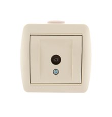 Розетка ТВ оконечная Lezard Nata 710-0300-130