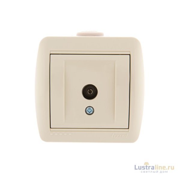 Розетка ТВ оконечная Lezard Nata 710-0300-130