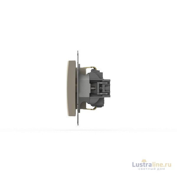 Розетка с заземлением и защитой от детей ELBI Zena Vega 609-010300-243
