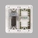 Розетка TF.1+TV SHIN DONG-A WST 5751 WH