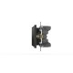 Розетка двухместная с заземлением ELBI Zena Vega 609-011100-907