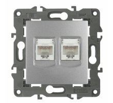 Розетка 2хRJ45 Эра 14-3108-03 Б0034310