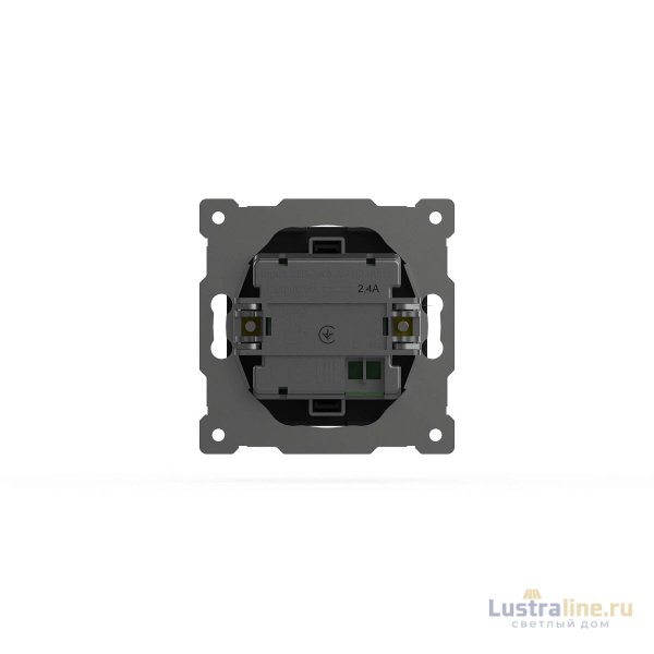 Розетка USB 5V 2,1A 2-я ELBI Zena Vega 609-014800-143