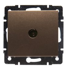 Розетка ТВ проходная Lezard Rain 703-3188-129