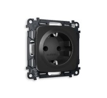 Комплект механизма розетки с/з cо шторками Ambrella Volt Omega MO807010