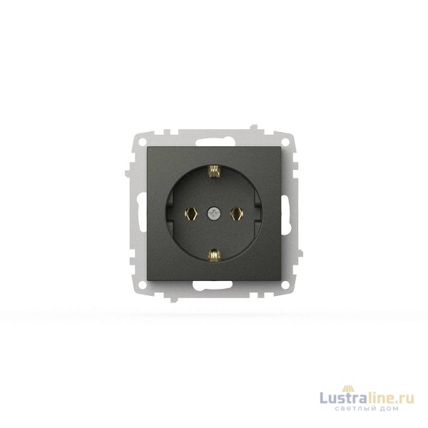 Розетка с заземлением ELBI Zena Vega 609-011100-217 Розетка с заземлением ELBI Zena Vega 609-011100-217