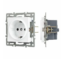 Механизм электрической розетки Arlight SCT-MEU1-PL-WH (250V, 16A) 043730