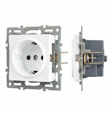 Механизм электрической розетки Arlight SCT-MEU1-PL-WH (250V, 16A) 043730