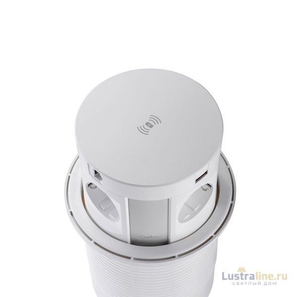 Блок розеток 107J (4 секции, 2 USB и RJ-45) Mebax 00-00001172