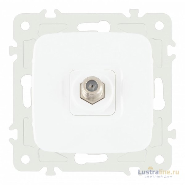 Розетка спутниковая SAT TV Arte Milano 205.42-1.white