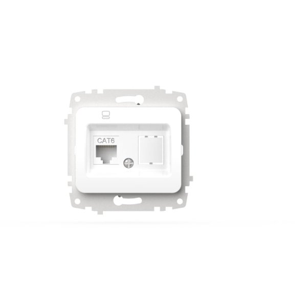 Компьютерная розетка (Cat 6) ELBI Jazz 607-000200-247