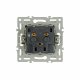 Механизм электрической розетки Arlight SCT-GP-MEU-PL-BK (250V, 16A) 043740