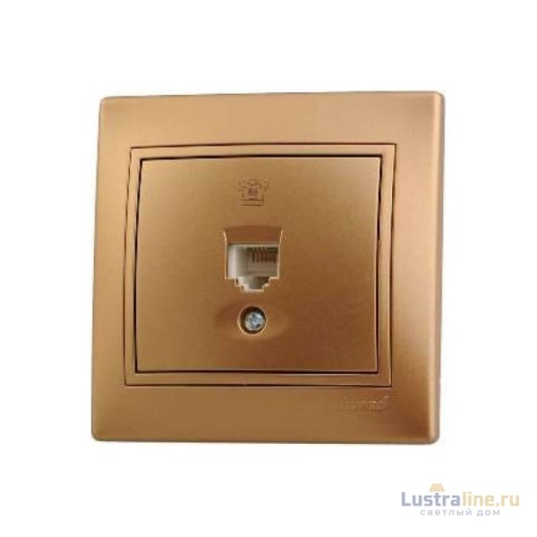 Розетка телефонная евро Lezard Mira 701-1313-137